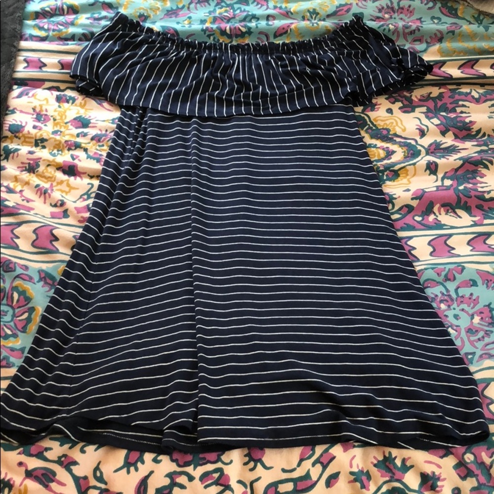 Off the shoulder dress from Abercrombie & Fitch